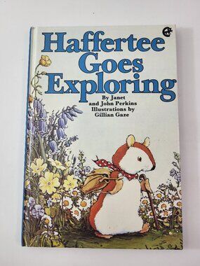 Haffertee Goes Exploring by Janet and John Perkins - 1977 Vintage Hardcover